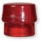 Embout Simplex en plastique rouge Ø 50 mm